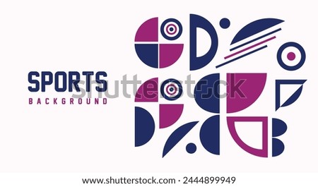 Paris theme background design. geometric abstract banner design, sports, championship