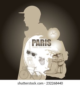 Paris travel posters