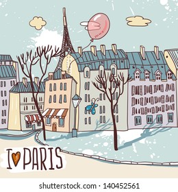 paris urban sketch