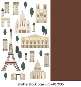 Paris. Vector background