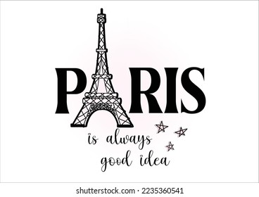 paris vector design hand drawn 