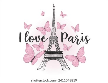 paris vector hnd drawn design vector