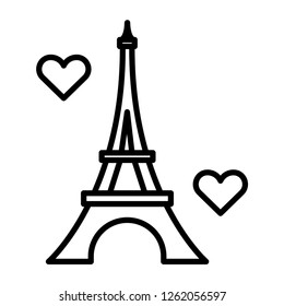 Paris vector icon