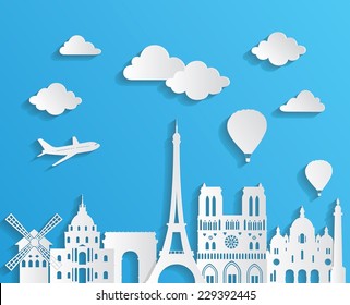 Paris. Vector illustration