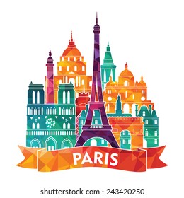 Paris. Vector illustration