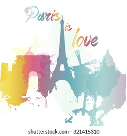 Paris. Vector illustration