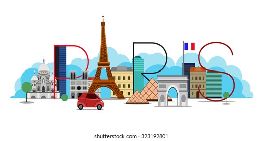 Paris. Vector illustration