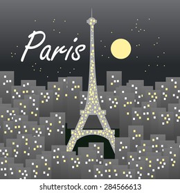  Paris - Vector Illustration, Graphic Design, Editable For Your Design