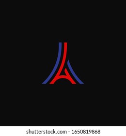 Paris vector image for web and design