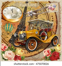 Pariser Vintage-Poster.