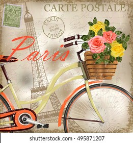 5,326 Vintage paris roses Images, Stock Photos & Vectors | Shutterstock