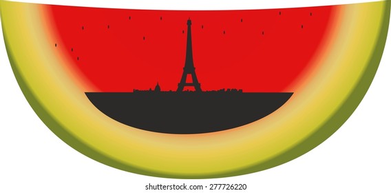 Paris watermelon