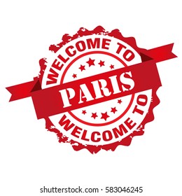 PARIS. Welcome to stamp.Sign.Seal.Logo