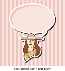 paris woman theme elements vector,eps