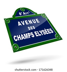 Parisian avenue plates