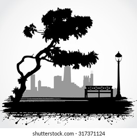 the park.