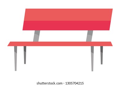 park bench cartoon