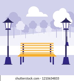 Park bench design