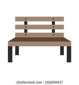 Park bench flat icon.You can be used  park bench icon for several purposes like: websites, UI, UX, print templates, presentation templates, promotional materials, web and mobile phone apps