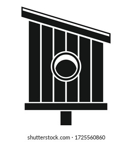 Park bird house icon. Simple illustration of park bird house vector icon for web design isolated on white background