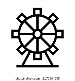 Vektorsymbol-Design des Parks