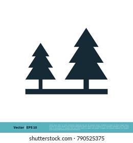 Park/ Forest Icon Vector Logo Template Illustration Design. Vector EPS 10.