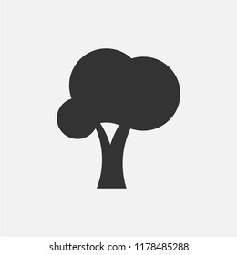 Park or forest. Simple vector icon