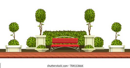 Park garden plants