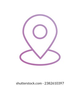 park gradient icon stock illustration 