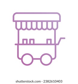park gradient icon stock illustration 