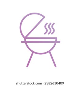 park gradient icon stock illustration 