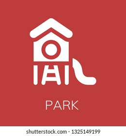 Park icon. Editable  Park icon for web or mobile.