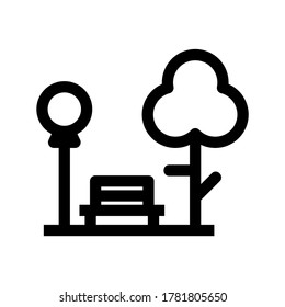 park icon or logo isolated sign symbol vector illustration - high quality black style vector icons
