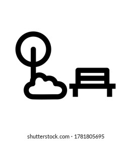 park icon or logo isolated sign symbol vector illustration - high quality black style vector icons

