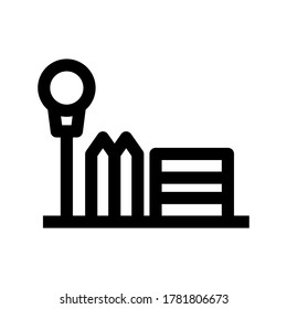 park icon or logo isolated sign symbol vector illustration - high quality black style vector icons
