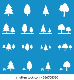 Park icon set . Vector illustration