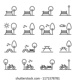 park icon vector