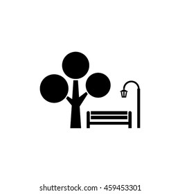 Park icon vector illustration EPS 10.