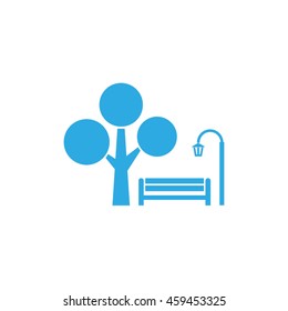 Park icon vector illustration EPS 10.