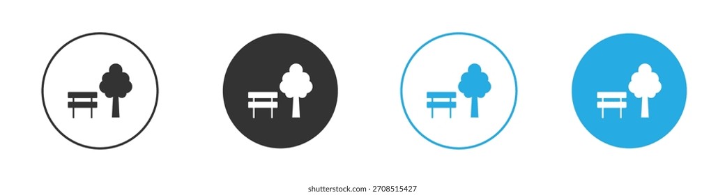 park icon For web, mobile.Vector Illustration