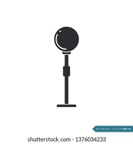 Park Lamp Icon Vector Template