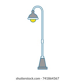 park lantern isolated icon