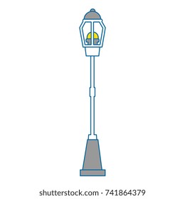 park lantern isolated icon