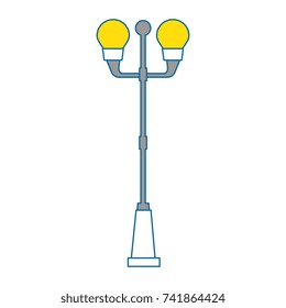 park lantern isolated icon