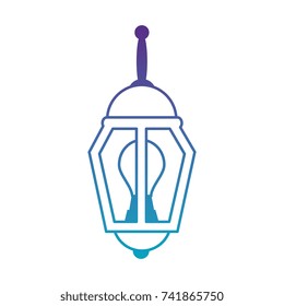 park lantern isolated icon
