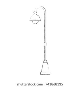 park lantern isolated icon