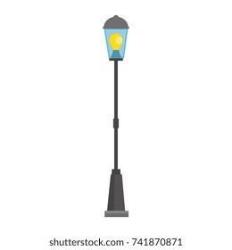 park lantern isolated icon