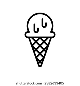 park line icon stock illustration 