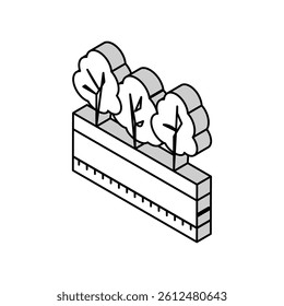 park nature isometric icon vector. park nature sign. isolated symbol illustration