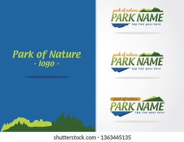 Park Nature Logo Concept Stock Vector (royalty Free) 1363445135 